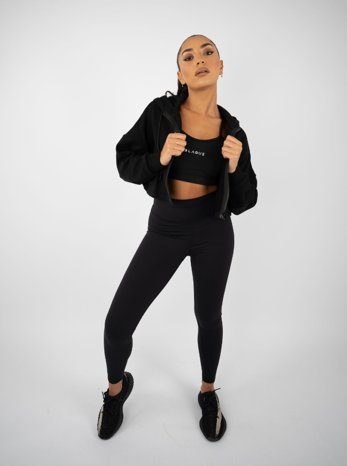 Cropped shop active jacket